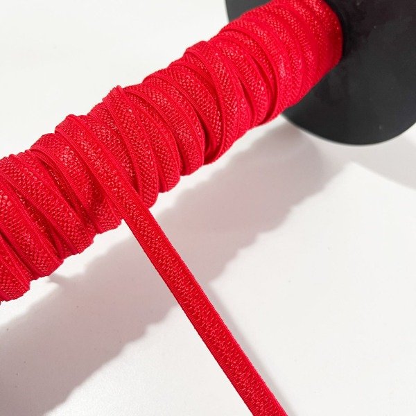 Producto - Elástico bretel 6mm Texturado - Rojo