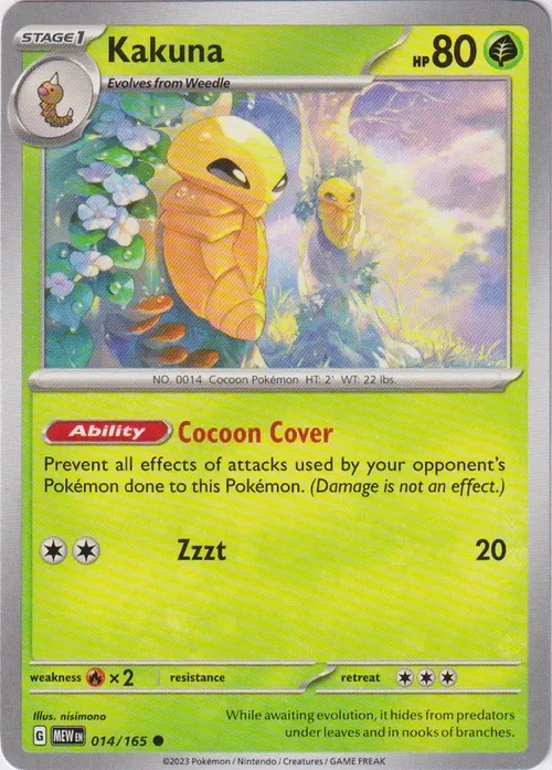 Producto - Kakuna - 014/165 - Scarlet and Violet 151