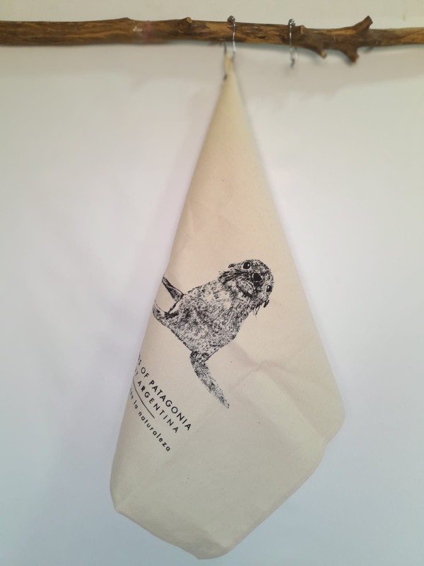 Producto - paño de cocina lobito de mar.