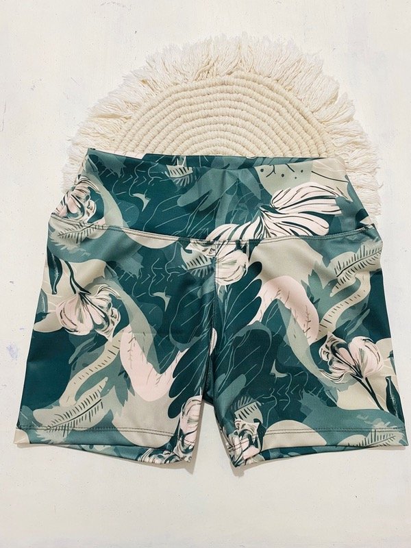 Producto - Calza Short Verde y Beige