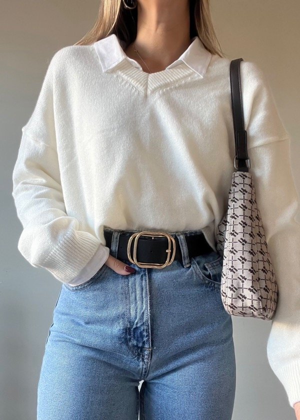Producto - Sweater Taica crudo