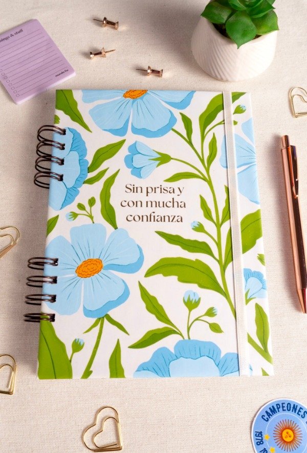 Producto - Agenda semanal Vertical con hoarios Cosmos - 0