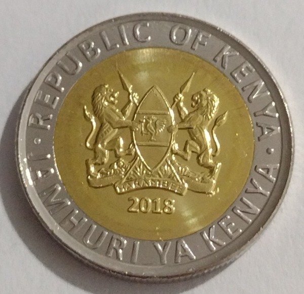 Producto - Kenia 5 shillings 2018 - 1