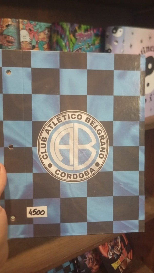 Producto - Carpeta Belgrano 2 tapas Cartón forrado