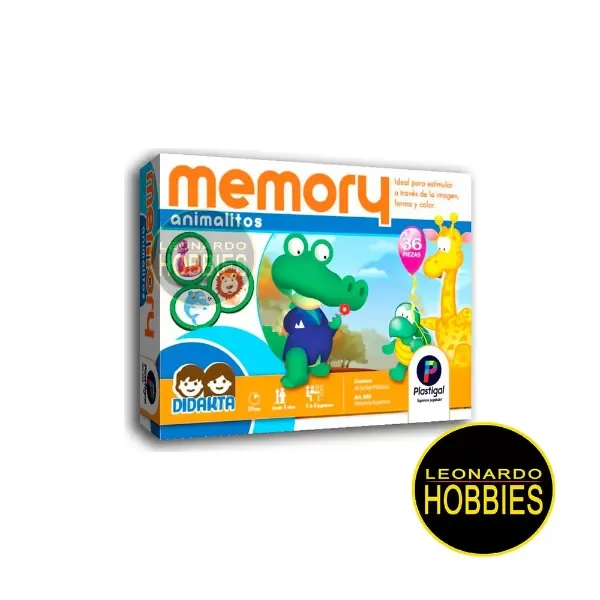 Producto - Memory Animalitos Plastigal 600
