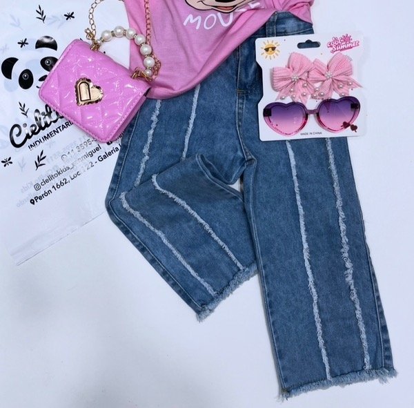 Producto - JEAN WIDE LEG DESFLECADO