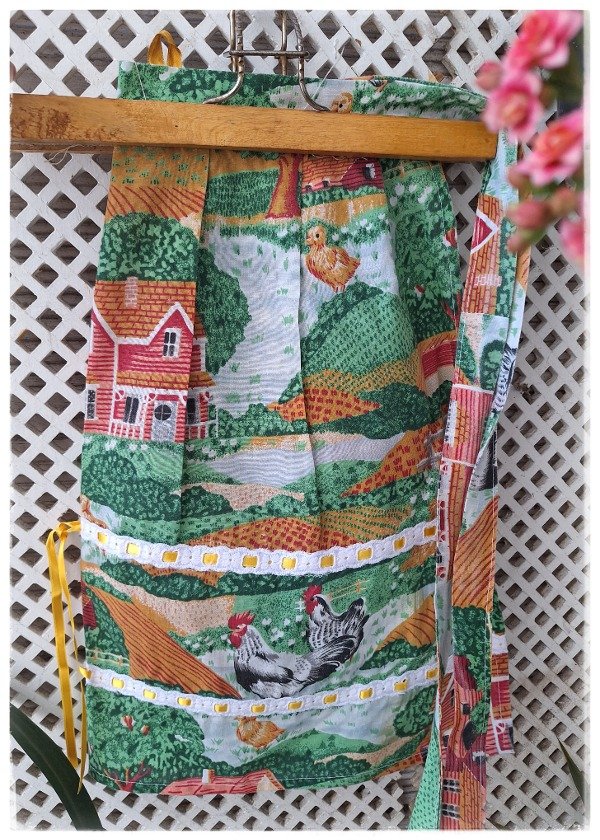 Producto - Delantal Falda Estampado paisaje