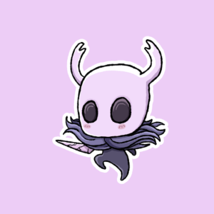 Producto - Stickers en Vinilo - Hollow Knight - Knight