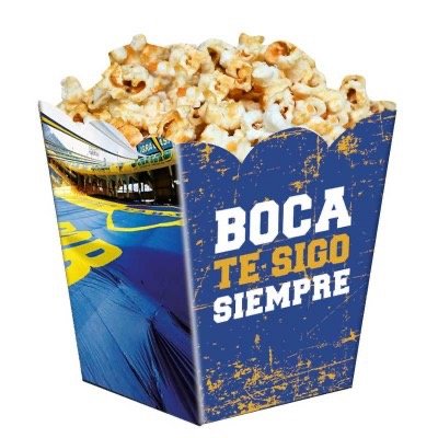 Producto - Cajitas pochoclos Boca 6 unid