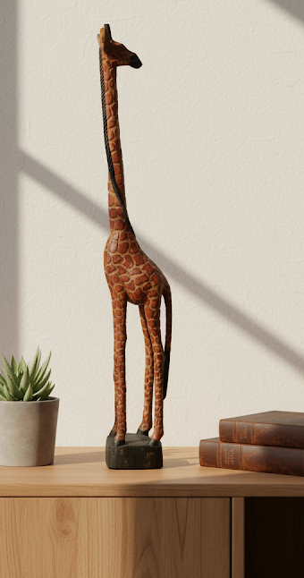 Producto - Jirafa De Poliresina Alto 46 cm