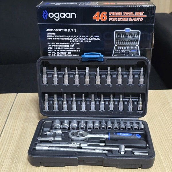 Producto - Set de llaves tubo Ogaan (46 piezas)