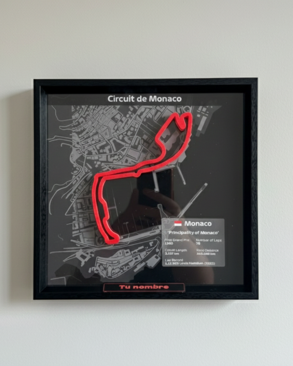 Producto - Cuadro F1 Circuito Mónaco