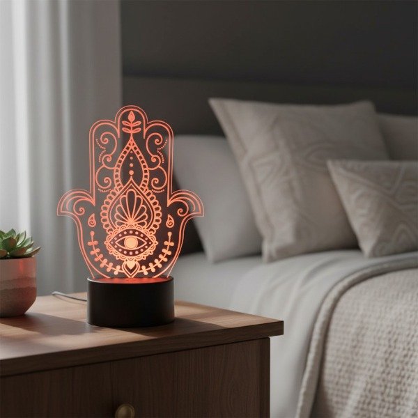 Producto - Velador Led Mano de Fátima