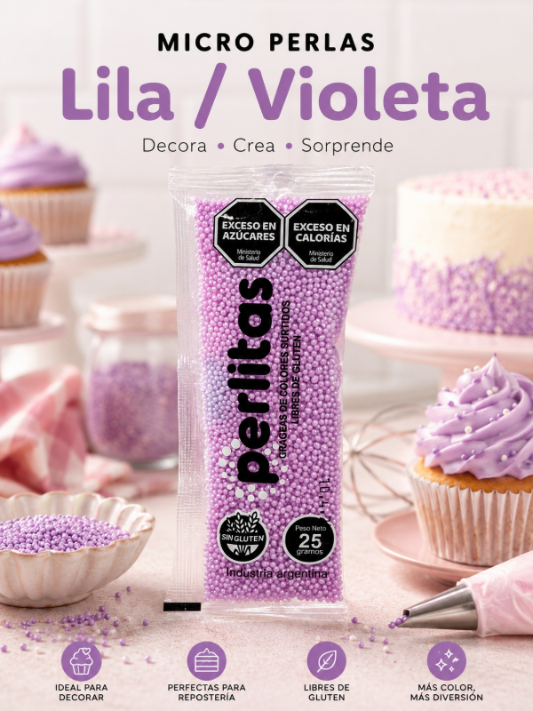 Producto - Microperlas lila /violeta