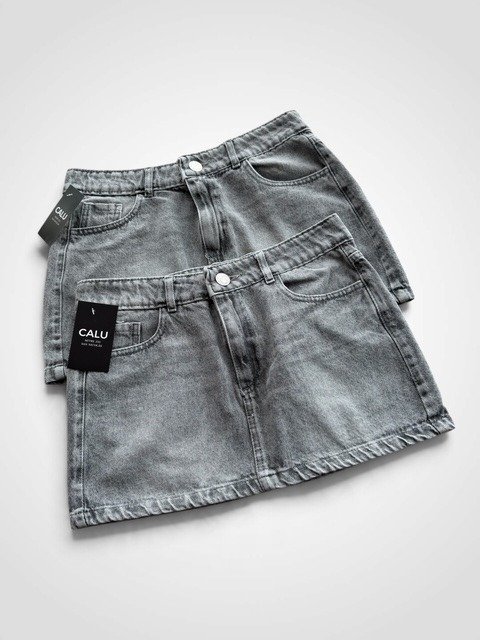 Producto - MINI DE JEAN GRIS FRANCESCA 0874