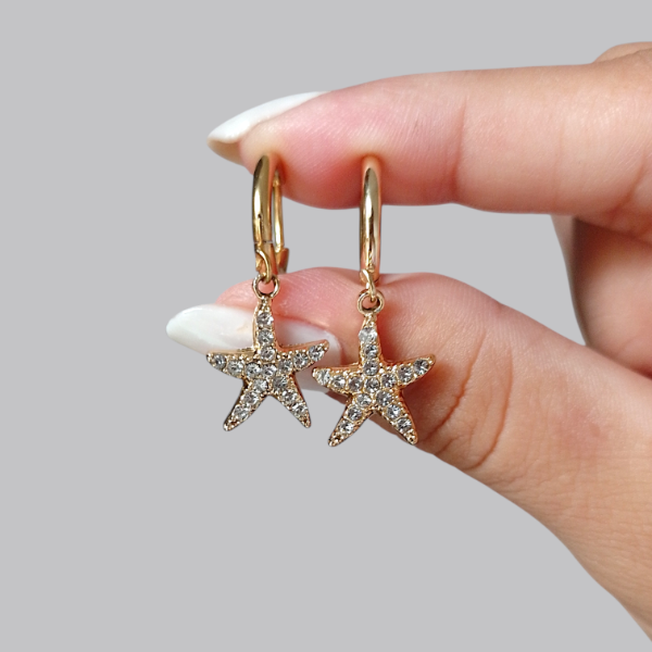 Producto - Argollas dije estrella de mar AD 40226