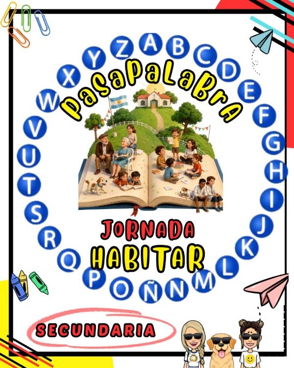 Producto - PASAPALABRA. JORNADA HABITAR. SECUNDARIA