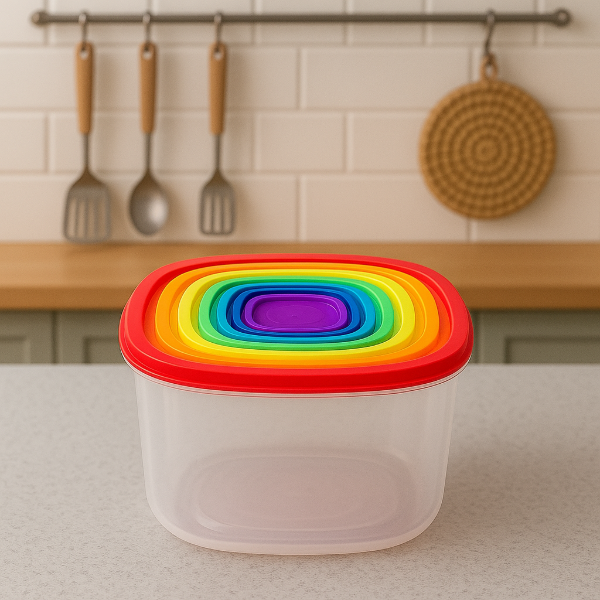 Producto - Pack x7 tupper de colores