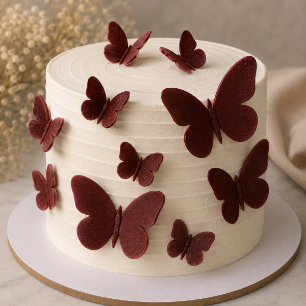 Producto - MARIPOSAS TROQUELADAS BORDOx16u - 0