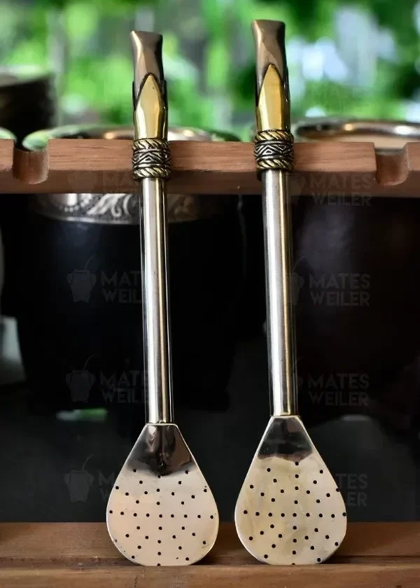 Producto - Bombillón Pico de Rey de Alpaca y Bronce (Artesanal)