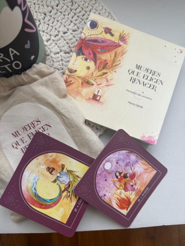 Producto - Libro + Cartas Mujeres que elijen renacer