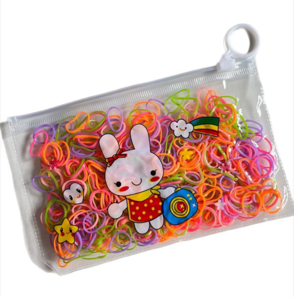 Producto - Estuche de Gomitas Elásticas Colores Flúor - 2