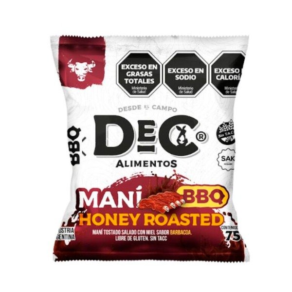 Producto - Mani con Miel Honey Roasted sabor BBQ x 75g DEC