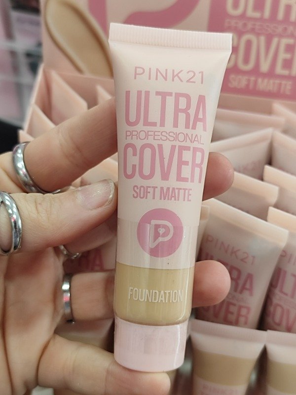 Producto - Base de maquillaje ultra cover soft matte PINK21 - 0