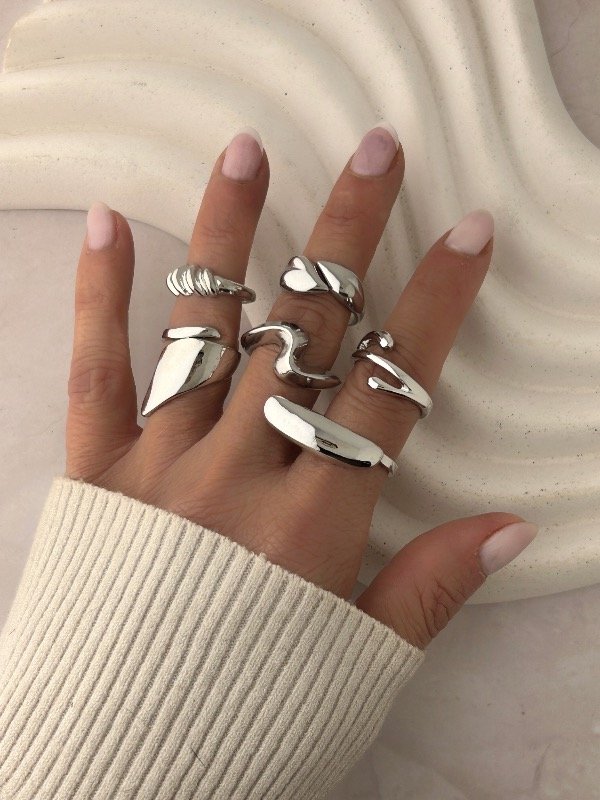Producto - ANILLO PLATEADO REGULABLE 1092