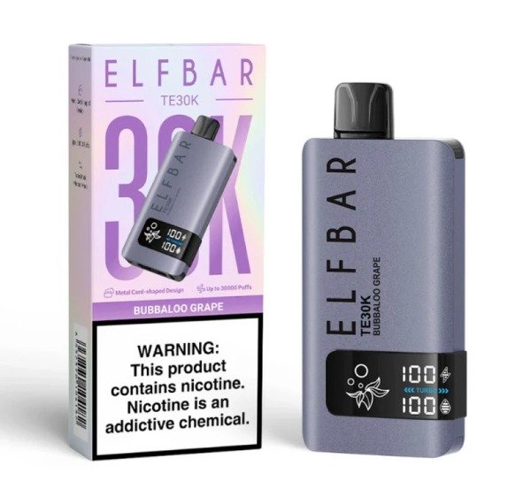 Producto - ElfBar TE 30.000 Puff Bubbaloo Grape