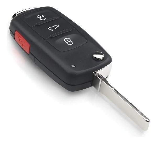 Producto - CARCASA VW NAVAJA BORA GOLF CROSSFOX 3+1 BOTONES PANIC ENTERIZA