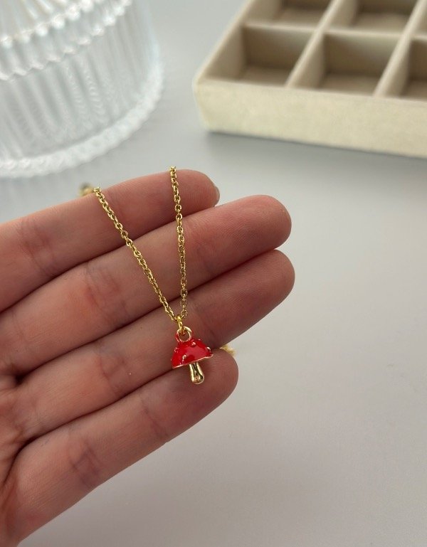 Producto - Collar honguito gold