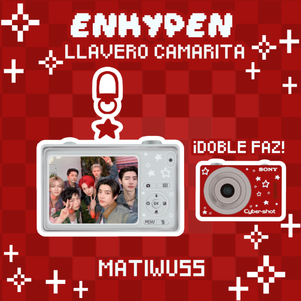 Producto - LLAVERO ENHYPEN CAMARITA 2