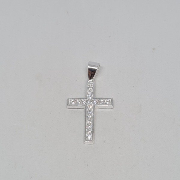 Producto - Dije cruz con cubic pl
