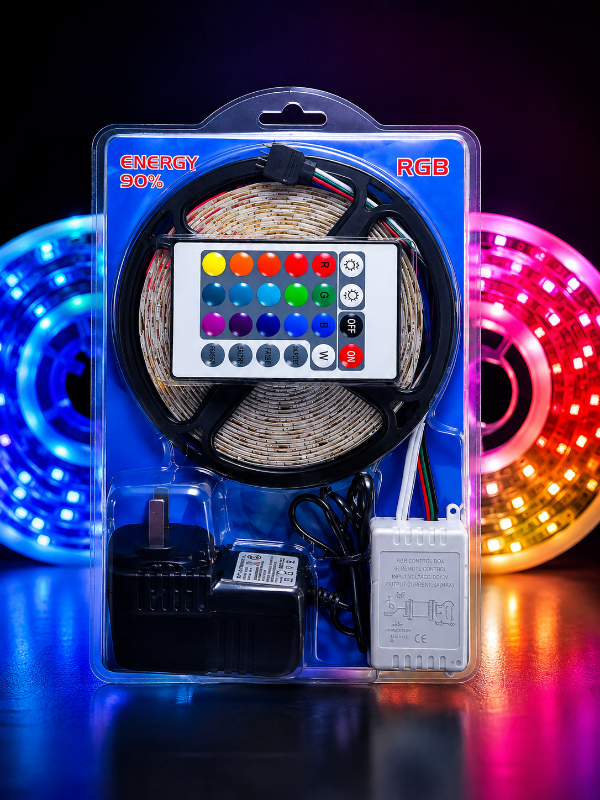 Producto - Tira led 2835 3mt incluye control remoto K34607