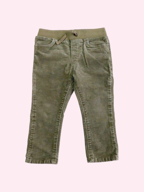 Producto - Pantalon microcorderoy verde oscuro Oshkosh 18 meses