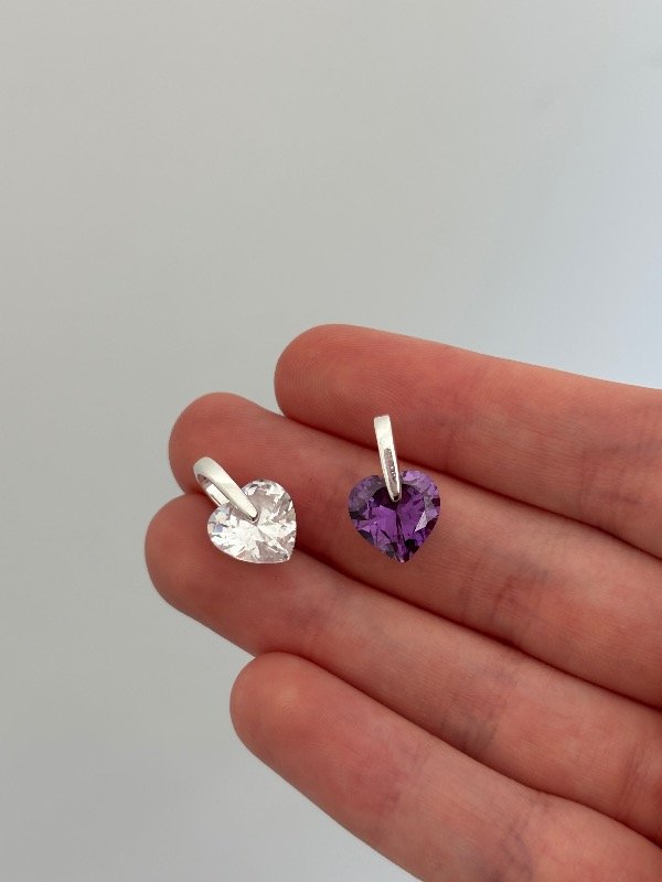 Producto - Dije Corazones de Cristal