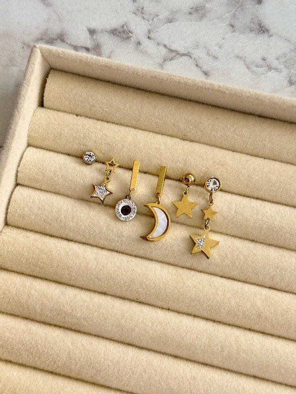 Producto - PACK STRELLAS ACERO DORADO