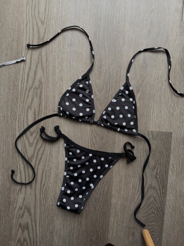 Producto - Bikini Polka Dot negra - 0
