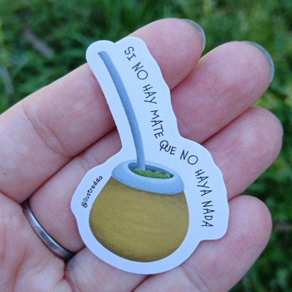 Producto - Sticker - Si no hay mate