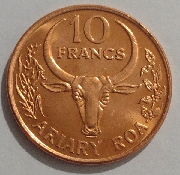 Producto - Madagascar 10 francos 1996 FAO