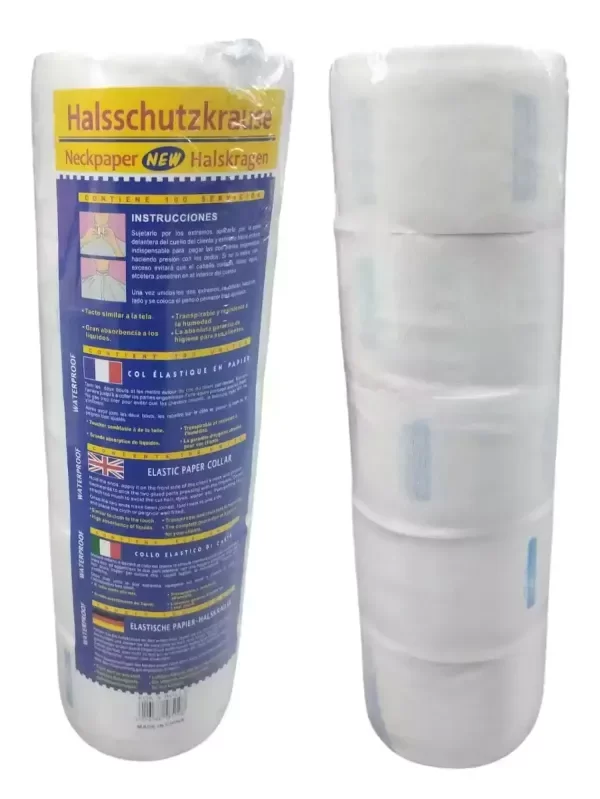 Producto - papel para cuello x5