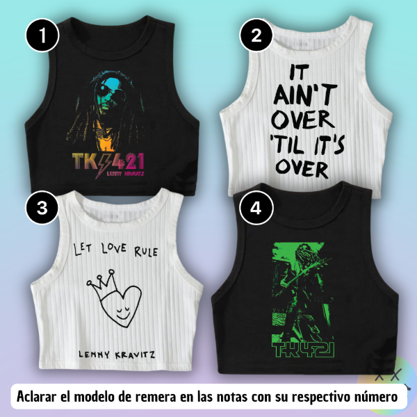 Producto - Musculosas Lenny Kravitz #1