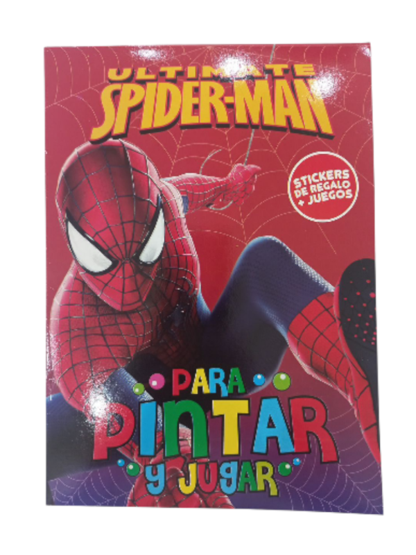 Producto - Libro Pintar SPIDER-MAN
