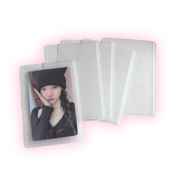 Producto - Toploaders clear con film (apertura vertical)