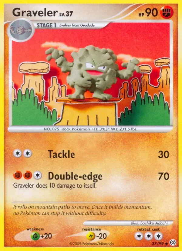 Producto - Graveler 37/99 Platinum: Arceus