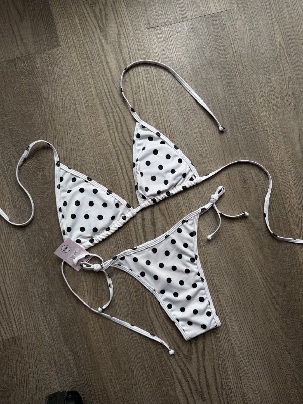 Producto - Bikini Polka Dot blanca - 1