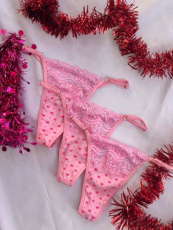 Producto - REGULABLE ENCAJE Y ALGODÓN ROSA