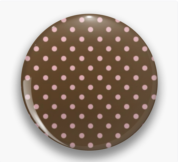 Producto - pin POLKA marron