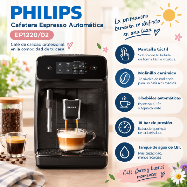 Producto - CAFETERA PHILIPS EP1220/02